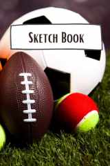 Sketch Book: Sports Theme Notebook for Drawing, Writing, Sketching, or Doodling, 8.5x11, 120 White Pages cover image