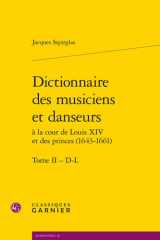 Dictionnaire Des Musiciens Et Danseurs: D-L (French Edition) cover image