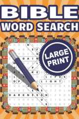Bible Word Search Large Print: Bible Verse Word Search Puzzle Book cover image