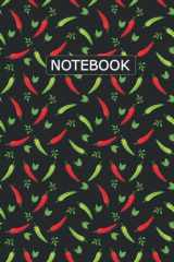 Red Pepper Notebook: Red Pepper Blank Lined Journal Notebook To Write Notes Password, Notepad, To Do Lists cover image