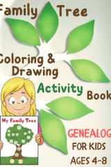 Family Tree Coloring & Drawing Activity Book:: Genealogy For Kids Ages 4-8 cover image
