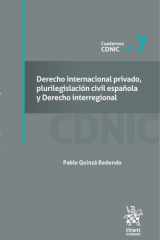 Derecho internacional privado, plurilegislación civil española y Derecho interregional cover image