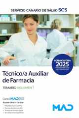 Técnico/a Auxiliar de Farmacia del Servicio Canario de Salud. Temario volumen 1 cover image