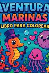 Aventuras marinas - Libro para colorear cover image