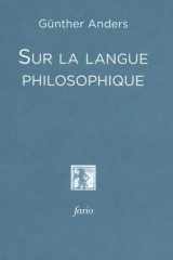 Sur la langue philosophique cover image