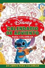 Disney. Calendario de Adviento para colorear: 24 libros para colorear cover image