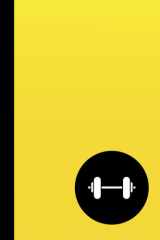 Workout Log Gym A6 Pocket Size Yellow: Small Fitness And Training Diary | Rep Tracker | 110 Workouts cover image