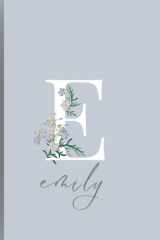 Emily: Personalized Gift note book journal for emily 6x9, 120 pages. cover image