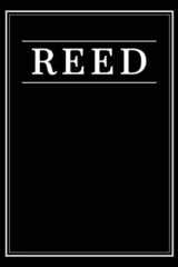 Reed: Black Lined Writing Notebook Journal with Personalized Name Reed, 6x9, 120 Pages cover image