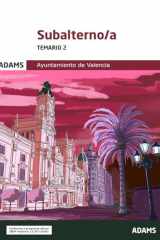 Temario 2 Subalternos Ayuntamiento de Valencia cover image