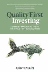 Quality First Investing: A checklist approach to finding and sitting tight in multibaggers cover image