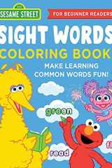 The Sesame Street Sight Words Coloring Book Make Learning Common Words Fun—For Beginner Readers cover image