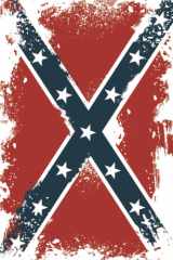 Flags of the World 9 x 6 inches Notebook: Rebel Flag cover image