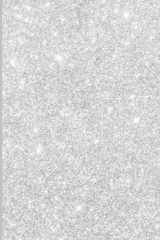 Notebook: Sparkle White Glitter Composition Book 7.5 x 9.25 100 College Ruled Pages cover image