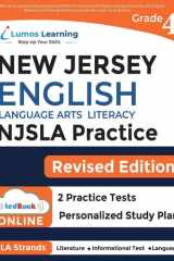 New Jersey Student Learning Assessments (NJSLA) Test Practice Grade 4 English Language Arts Literacy (ELA) Practice Workbook and Full-length Online Assessments: New Jersey Test Study Guide cover image