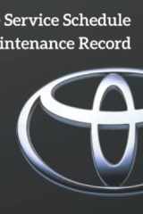 Vehicle Service Schedule and Maintenance Record: Replacement Service History Book cover image