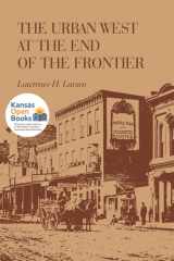The Urban West at the End of the Frontier cover image