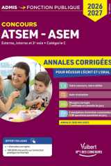 Concours ATSEM - ASEM - Annales corrigées cover image