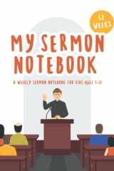 Sermon Notebook For Kids Aged 7-12: Easy to Follow Church Workbook - 52 Weeks cover image
