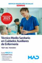 Técnico Medio Sanitario en Cuidados Auxiliares de Enfermería del Servicio Madrileño de Salud. Test del temario cover image