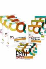 Wiley CIA 2022: Exam Review + Focus Notes + Test Bank Complete Set (2-year access) cover image
