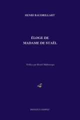 Éloge de Madame de Staël (French Edition) cover image