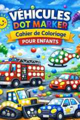 Véhicules Dot Marker – Cahier de Coloriage pour Enfants de 2 à 5 Ans: 31 dessins simples avec gros points | Activité créative et ludique pour tout-petits (French Edition) cover image