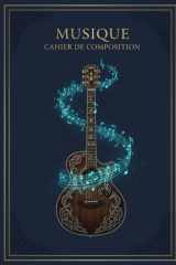 CAHIER DE MUSIQUE POUR GUITARE. 100 pages de Tablatures vierges. Format A4. 14 portées par page. (French Edition) cover image