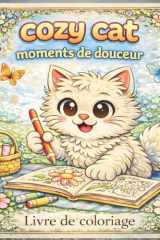 Cozy Cat – Illustrations de Chats Adorables pour Enfants: Un livre de coloriage doux et apaisant rempli de scènes adorables pour stimuler la créativité et la joie (French Edition) cover image