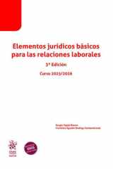 Elementos jurídicos básicos para las relaciones laborales 3ª Edición 2025 cover image