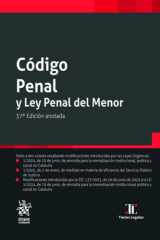 Código penal y ley penal del menor 37ª Edición cover image