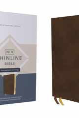 NIV Thinline Bible Red Letter Edition [Passaggio Setting, Brown] cover image