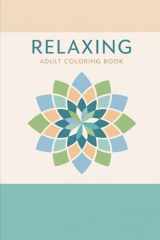 Simple Anti-Stress Coloring Book for Adults: Bold & Easy Designs for Relaxation (French Edition) cover image