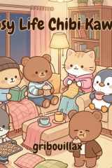 Cosy Chibi K-Pop Kawaii – Livre de coloriage relaxant pour ados et adultes | Personnages mignons, scènes cosy, coloriage ASMR anti-stress (French Edition) cover image
