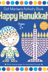 Happy Hanukkah Dot Markers Activity Book Ages 2+: Easy Toddler and Preschool Kids Paint Dauber Coloring Book (Hanukkah Dot Marker Coloring) cover image