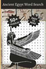 Egypt Word Search: 50+ Word Puzzle Book Inspired by Ancient Egyptian Civilization, Solutions included. (French Edition) cover image