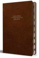 Biblia Bilingüe Reina Valera 1960 (ESV) Letra Grande Símil Piel Marrón con índice/ Bilingual Bible RVR 1960 (ESV) Large Print Brown Leathersoft with Thumb cover image