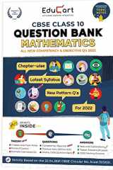 Educart CBSE Mathematics Class 10 Question Bank for 2022 Exam (with new Competency based Q's) cover image