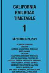 California Railroad Timetable 1 (King Street Press Railroad Timetable Series) cover image
