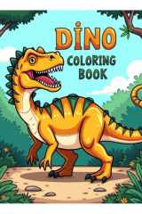 Dino Coloring Adventure: Fun & Relaxing Dinosaur Coloring Book for Kids and Adults (French Edition) cover image