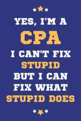 CPA Gifts: Lined Blank Notebook Journal, a Funny and Appreciation Thank You Gift for CPA to Write in cover image