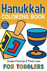 Hanukkah Coloring Book for Toddlers: Easy and Simple Big Pictures to Color for Children Ages 1-3 (Hanukkah Toddler Coloring) cover image