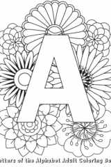 Alphabet Coloring Book for Adults - Adult Coloring Book - Fun Alphabet Graphics - COLOR YOUR OWN COVER - Coloring for Adult Relaxation - Unique Designs (Adult Coloring Books - Color Your Own Cover) cover image