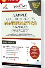 Educart CBSE Class 10 Maths 'Standard' Sample Question Papers 2021 (As Per 9th Oct CBSE Sample Paper) cover image