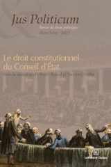 Jus Politicum - Hors série - Le droit constitutionnel du Conseil d'État cover image