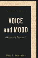 Voice and Mood A Linguistic Approach cover image