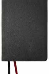 NASB 2020 Large Print Compact Bible, Black, Genuine Leather cover image