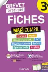 Fiches Maxi Compil 3e - Français, Maths, Histoire-Géo-EMC, SVT, Physique-Chimie, Techno, Epreuve orale, Anglais cover image