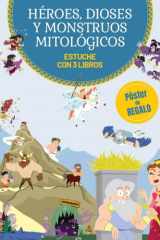 Héroes, dioses y monstruos mitológicos. Pack de 3 libros para niños de 5 a 9 años. ¡Incluye póster de regalo!: Descubre el maravilloso mundo de la ... colección de divertidos libros infantiles. cover image