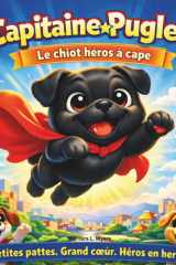 Capitaine Puglet : Le chiot héros à cape: Livres d'histoires pour enfants | Petites Pattes. Grand Cœur. Début de Super-héros | En rimes | Aventure | ... Storybooks in French) (French Edition) cover image